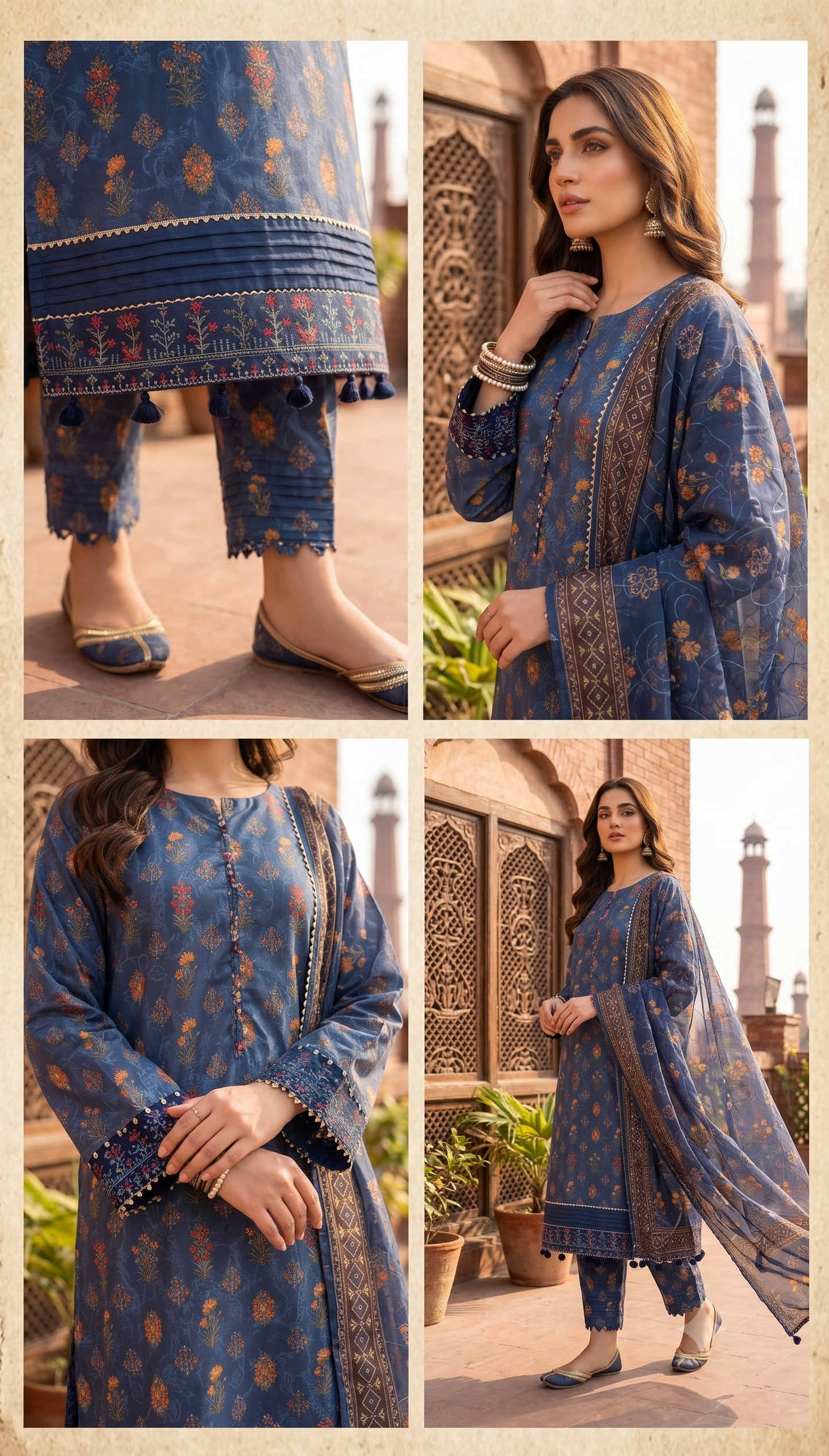 Stitched UnStitched 2PC & 3PC Premium Quality Lawn